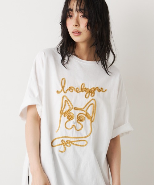 familiar フードトラック刺繍 Tシャツ フードサガラ刺繍Tシャツ[商品：PN23SS-012] - PUNYUS Online Store