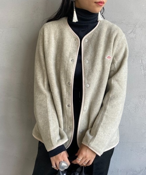 Danton（ダントン） カーディガン 38 グレイッシュベージュ レディース