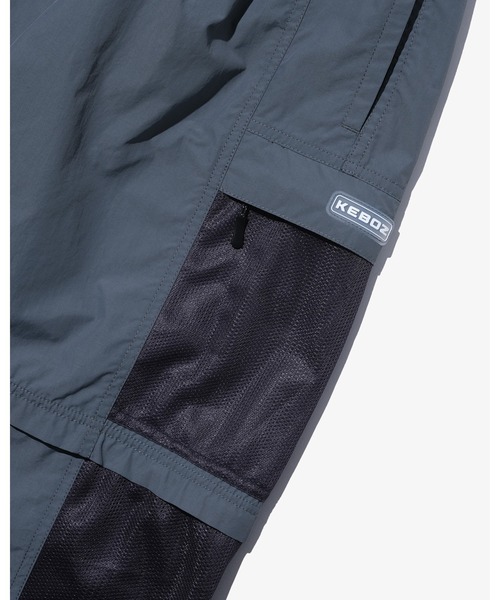 KEBOZ パンツ SUPPLEX CONVERTIBLE SIDE MESH PANTS メンズ