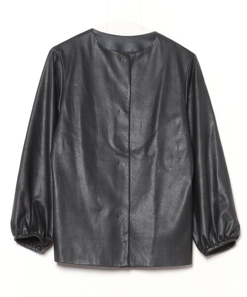 ウィムガゼットWhim Gazette ノーカラージャケット Whim Gazette（ウィム ガゼット） ノーカラージャケット FREE ブラック