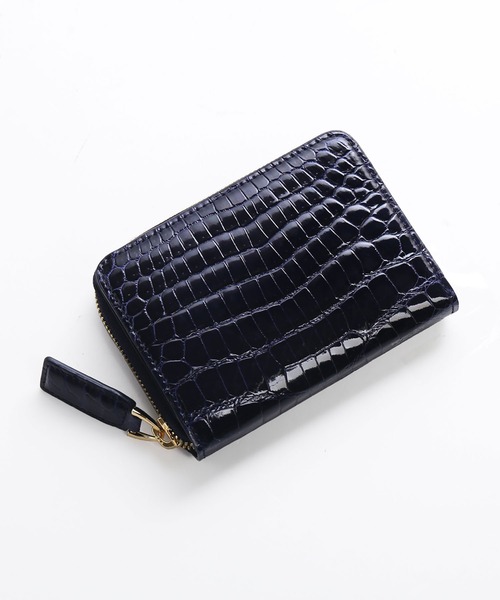 ⭐️未使用品⭐️ CROCODILE JRA　クロコダイル　長財布　パープル MGSABLE 長財布 クロコダイル レディース 日本製 JRA ワニ革 本