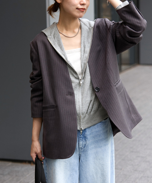 【限定価格】JOURNAL STANDARD relume フーディー JOURNAL STANDARD relume｜《WEB限定追加》シアーフーディ