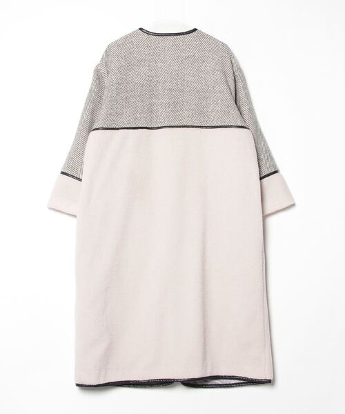 「haco!」 ノーカラーコート X-LARGE グレー系その他 レディース_画像2