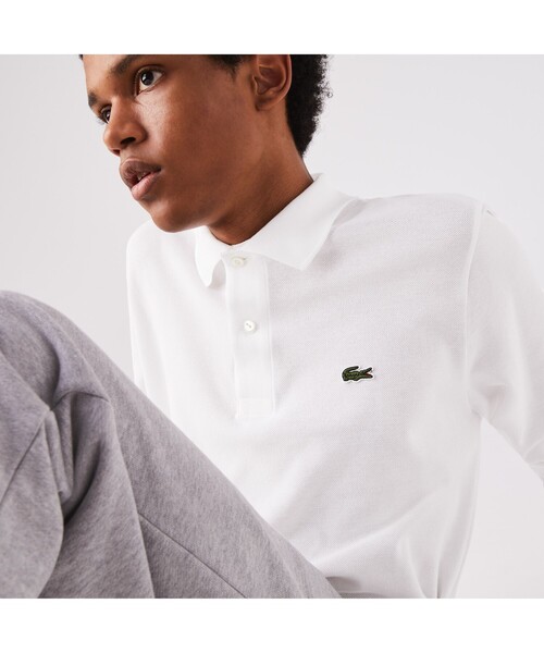 LACOSTE 「LACOSTE」 長袖ポロシャツ 4 ブラック メンズ