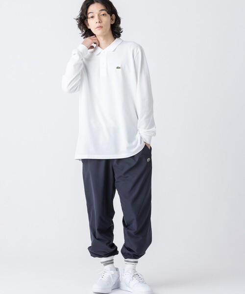 LACOSTE 「LACOSTE」 長袖ポロシャツ 4 ブラック メンズ