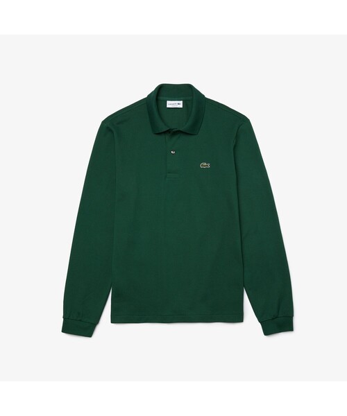 LACOSTE 黒 長袖 ポロシャツ サイズ4 LACOSTE 「LACOSTE」 長袖ポロシャツ 4 ブラック メンズ