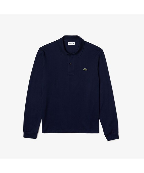 LACOSTE 黒 長袖 ポロシャツ サイズ4 ラコステ＞オリジナルフィット 長袖 ポロシャツ／ブラック／004