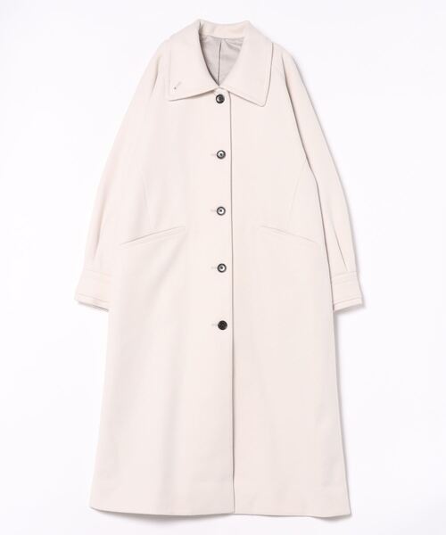 「Heather」 ステンカラーコート S アイボリー レディース_画像2