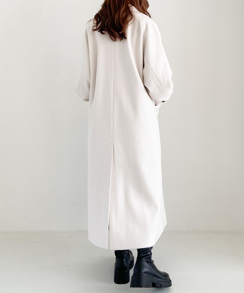 「Heather」 ステンカラーコート S アイボリー レディース_画像8