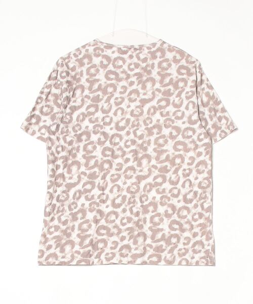 「HARE」 レオパード半袖Tシャツ M ベージュ レディース