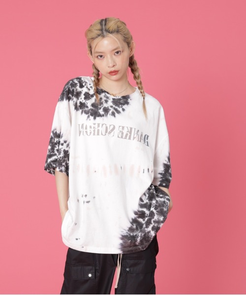 tシャツ DankeSchon/ダンケシェーン/TIEDYE SST GROUNDZERO レディース メンズ DANKE SCHON tシャツ DankeSchon/ダンケシェーン/TIEDYE SST