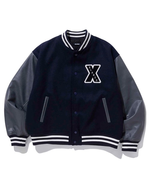 XLARGEスタジャンネイビー XLARGE（エクストラ ラージ） スタジャン L ネイビー メンズ