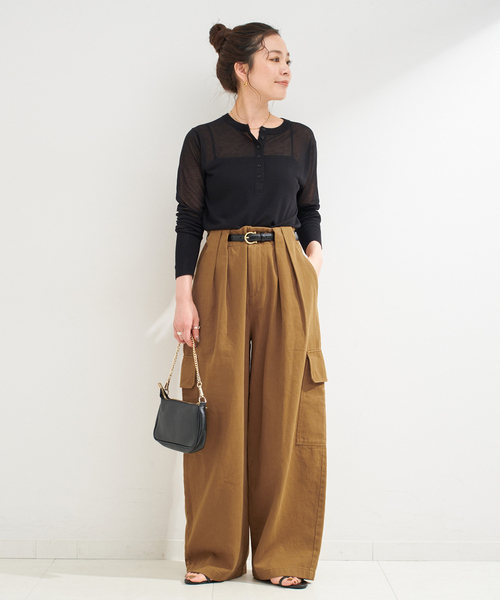 B.C STOCK（ベーセーストック） カーゴパンツ ウォッシャブル / ソフ