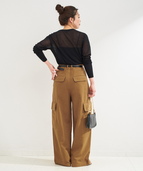 B.C STOCK（ベーセーストック） カーゴパンツ ウォッシャブル / ソフ