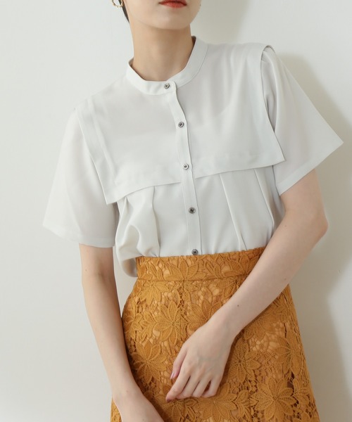 「N.（N. Natural Beauty Basic）」 半袖ブラウス MEDIUM ナチュラル レディース