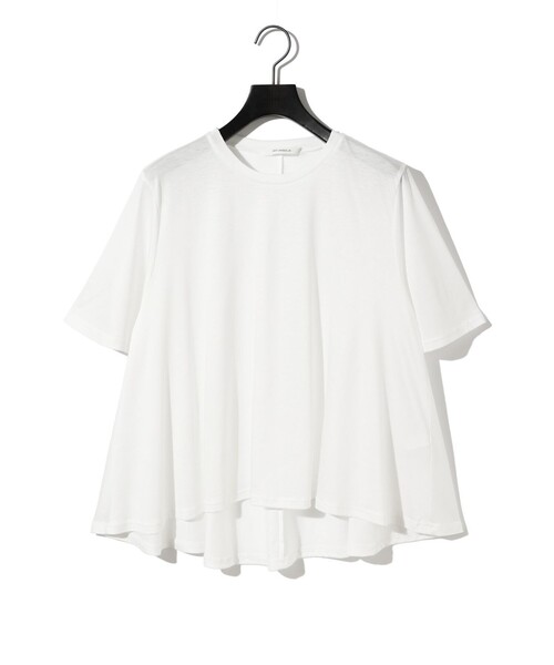 tシャツ MIDIUMISOLID クルーネックAラインプルオーバー レディース