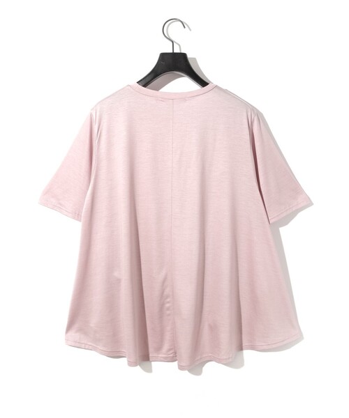 tシャツ MIDIUMISOLID クルーネックAラインプルオーバー レディース セール】MIDIUMISOLID クルーネックAラインプルオーバー（T