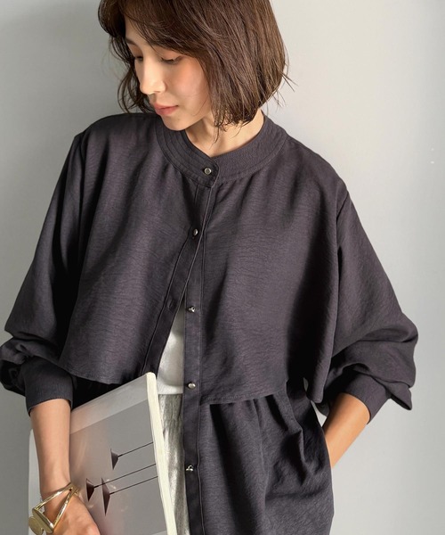 classicalelf ブラウス シャツ 揺れるケープで魅せる、大人の上品