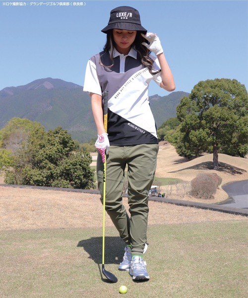 「LUXE/R GOLF」 チノパンツ LARGE ブラック メンズ_画像4