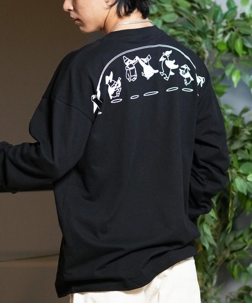 コメヤサンさま専用 CHUMS 「CHUMS」 長袖Tシャツ M ブラック メンズ : ZOZOTOWN