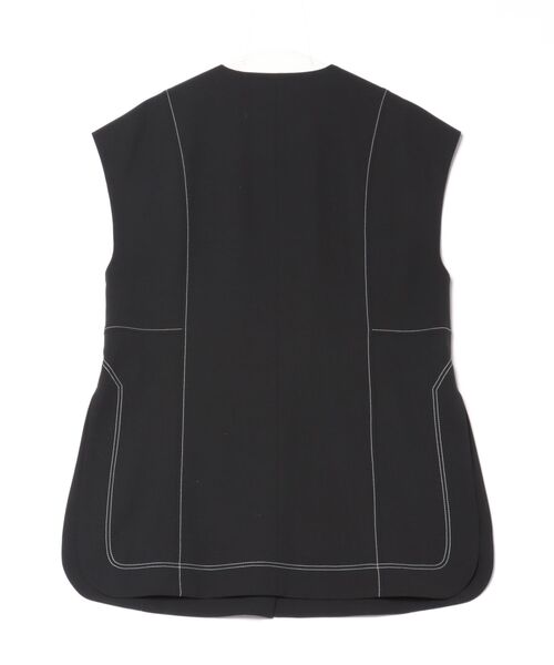 Adore ノーカラー　ジャケット　未使用タグつき セール】 ウールサキソニーノーカラージャケット （テーラード