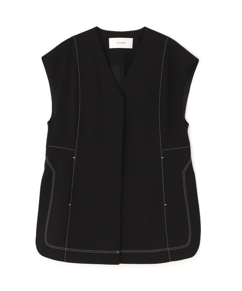 ADORE（アドーア） ジャケット ノーカラージャケット ドライタッチ