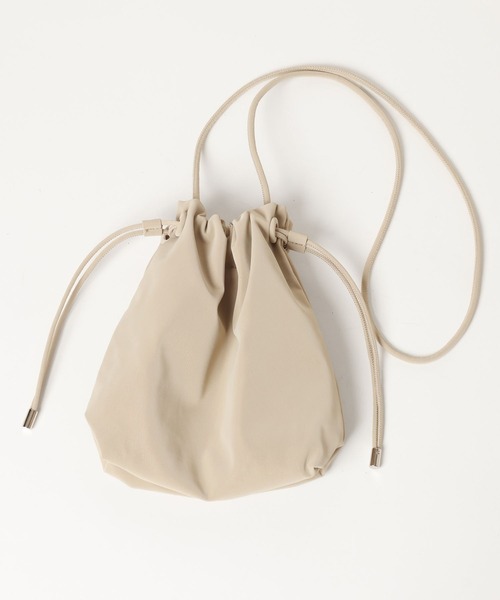 LAKOLE（ラコレ） ショルダーバッグ バッグ ヌバック風ミニ巾着