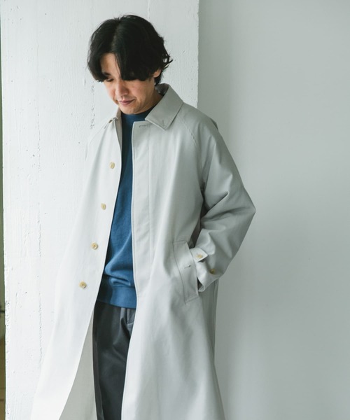 ohta 墨染コート　初期 スタンドカラーロングコート《カポック》 (AY-23A100-01) | | 紳士服