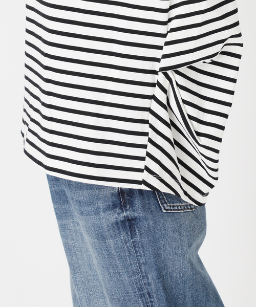 Spick＆Span tシャツ 「追加2」ボートネックバックタックプル