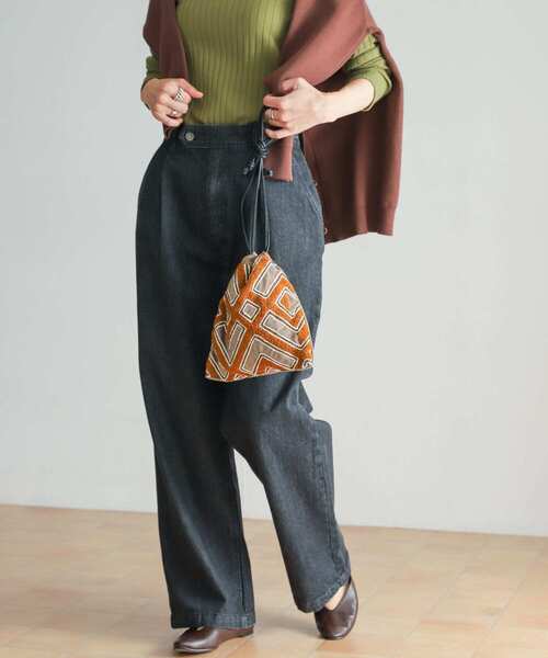「URBAN RESEARCH DOORS」 デニムパンツ SMALL ブラック レディース