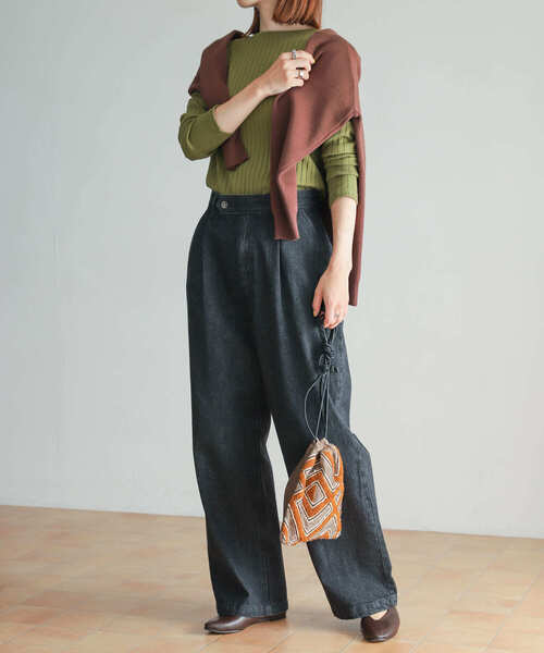 「URBAN RESEARCH DOORS」 デニムパンツ SMALL ブラック レディース