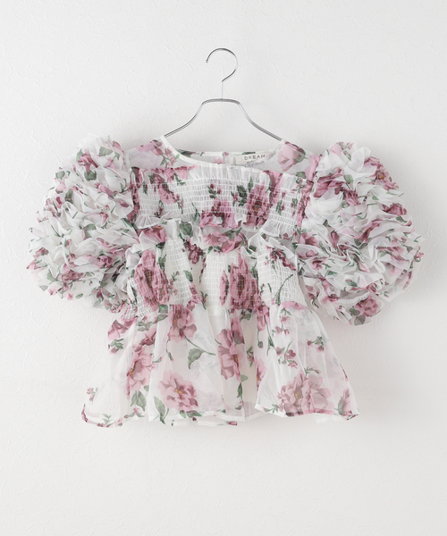 ブラウス シャツ DREAM sister jane/ドリームシスタージェーン Alma FloralRuffle Top レディース