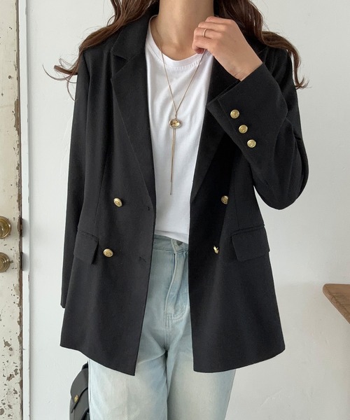 「LAUIR」 テーラードジャケット X-LARGE ライトベージュ レディース_画像8