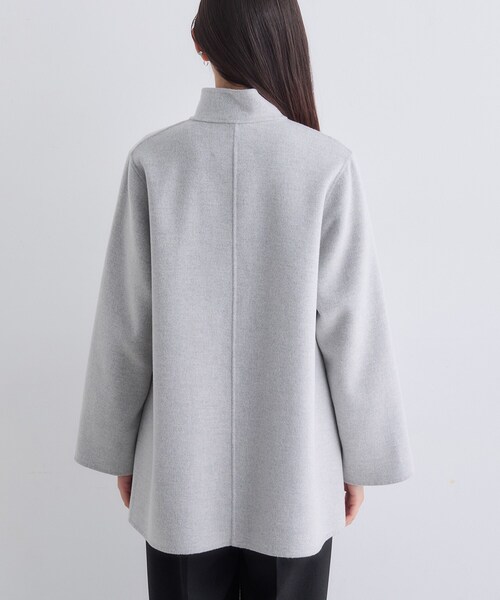 INDIVI（インディヴィ） コート アウター 「配色デザイン／ミドル丈