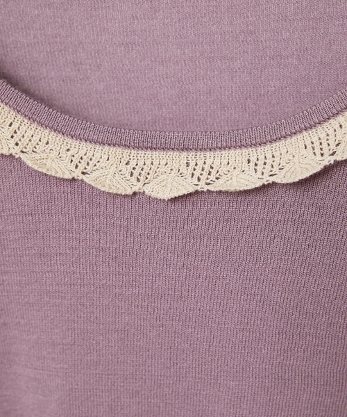 Jocomomola（ホコモモラ） ニット セーター Encaje フラワーレース