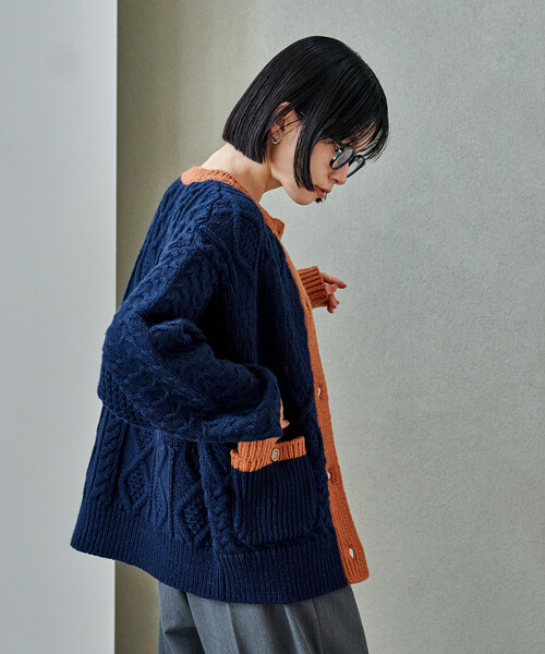 FREAK'S STORE（フリークスストア） カーディガン パッチワーク