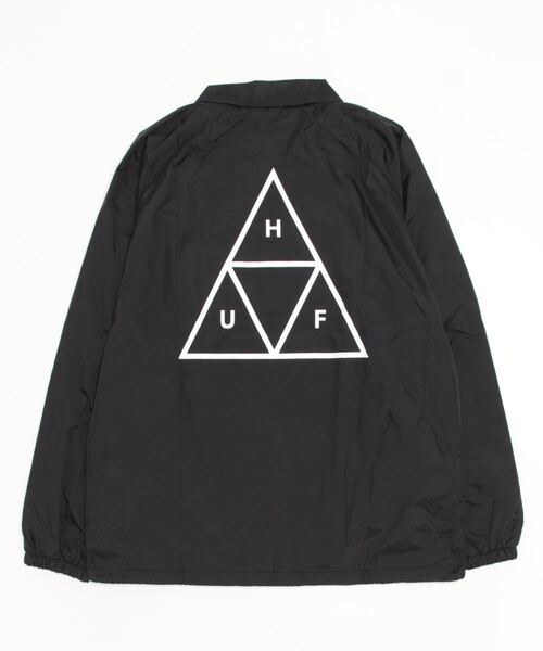 HUF（ハフ） コーチジャケット X-LARGE ブラック メンズ : ZOZOTOWN