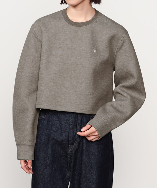 今季完売品　ダンボール素材クルーネック GYMPHLEX（ジムフレックス） ニット セーター | ダンボールニット