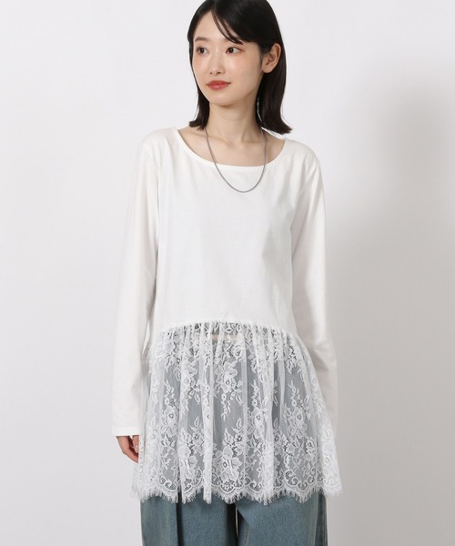 LAKOLE（ラコレ） tシャツ アソート裾レイヤード長袖 / 598755