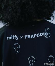 「FRAPBOIS」 半袖Tシャツ「Miffyコラボ」 1 ブラック レディースの画像6