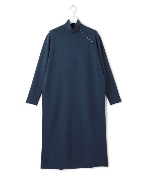 ICB（アイシービー） ワンピース シルキーウールダブルフェイス