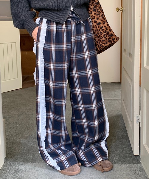 DIAVEL スウェットパンツ ジャージ 「新色追加」Y2Kトレンド裏起毛