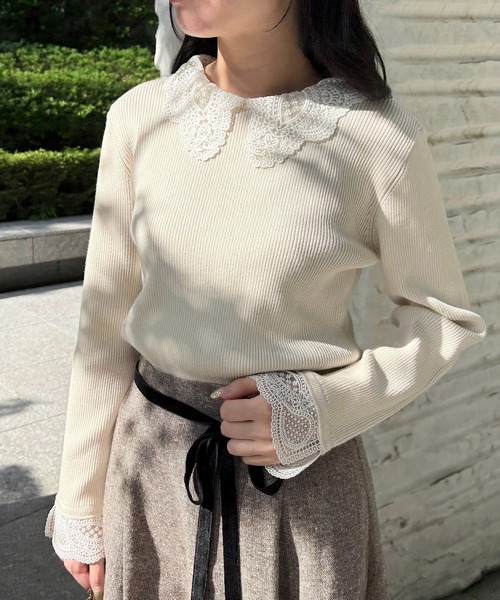 Couture Brooch（クチュール ブローチ） ニット セーター 「着映え