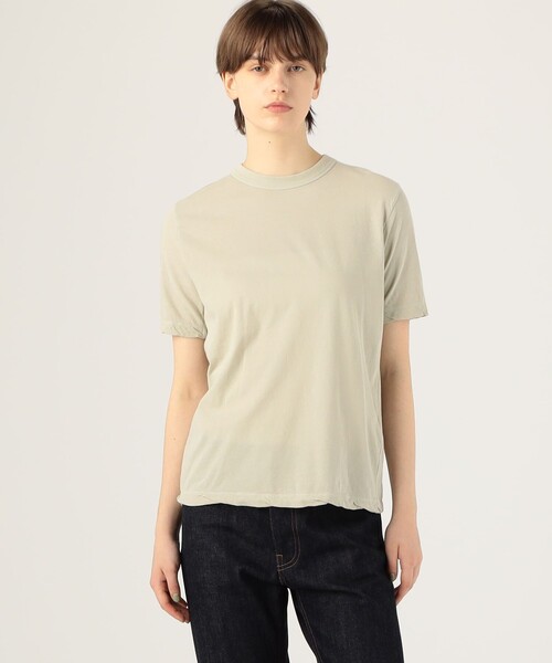 「ATON」 半袖Tシャツ 1 ライトピンク レディース_画像3