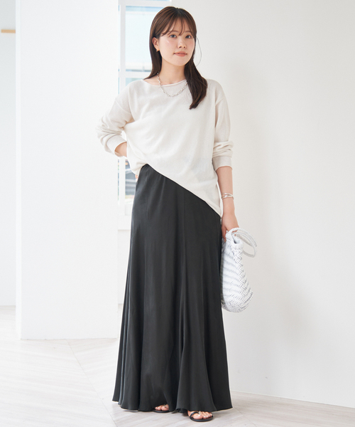 plage（プラージュ） フレアスカート 38 ブラウン レディース