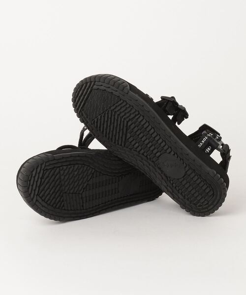 「SHAKA」 フラットサンダル「beautiful peopleコラボ」 23cm ブラック レディース_画像2