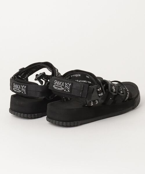 「SHAKA」 フラットサンダル「beautiful peopleコラボ」 23cm ブラック レディース_画像3