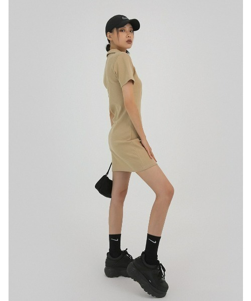 「BLACKUP」 半袖ワンピース FREE ブラック レディース_画像5