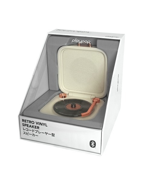 インテリア レコードプレーヤー型スピーカー ホワイト : ZOZOTOWN