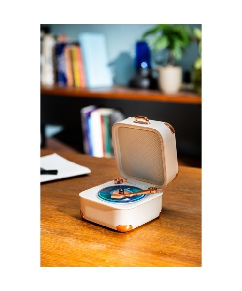 インテリア レコードプレーヤー型スピーカー ホワイト : ZOZOTOWN
